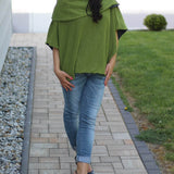Schnittmuster Poncho ANDALO Gr. XS-XXL : - Sewando