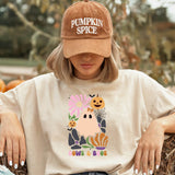 Plotterdatei Halloween Set – Geister & Kürbisse mit Blumen, 6 Motive - Sewando