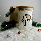 Adventskalenderzahlen mit Mützchen | SVG, DXF & PNG Plotterdatei, Laserdatei - Sewando