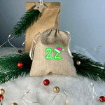 Adventskalenderzahlen mit Mützchen | SVG, DXF & PNG Plotterdatei, Laserdatei - Sewando