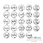 Adventskalenderzahlen SVG | DXF | PNG Plotterdatei, Laserdatei - Sewando