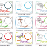Stickdatei - Mugrugset "Kleine Auszeit" mit 9 Motiven