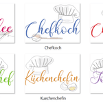 Stickdatei - 6 Motive für Schürzen / Geschirrtücher - Sewando