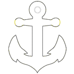 Stickdatei - Anker-Girlande - Sewando