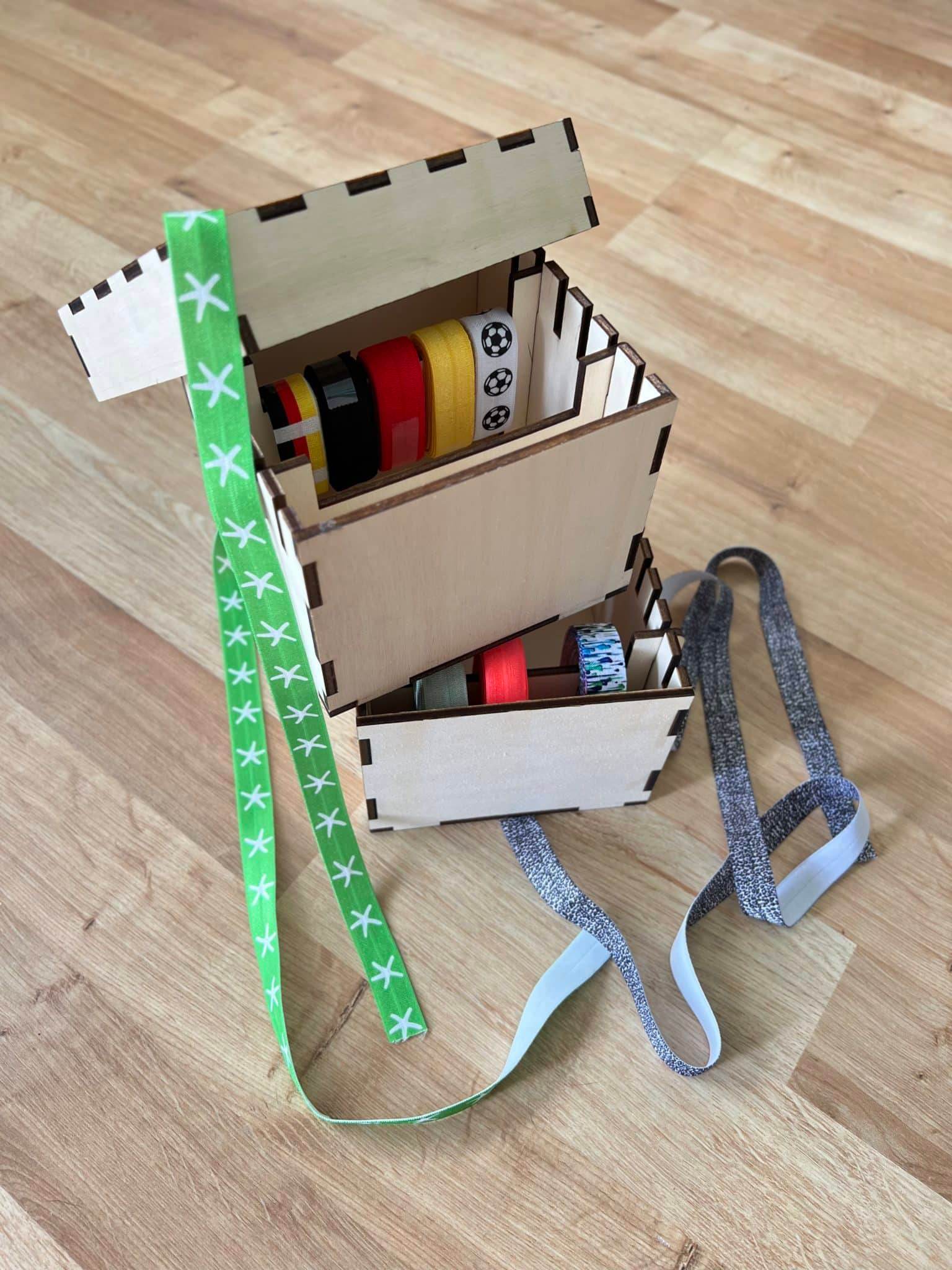 Laserdatei Bänder Box | SVG - Sewando