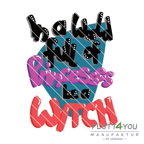 Be a Witch | SVG, DXF, PNG Plotterdatei, Laserdatei - Sewando