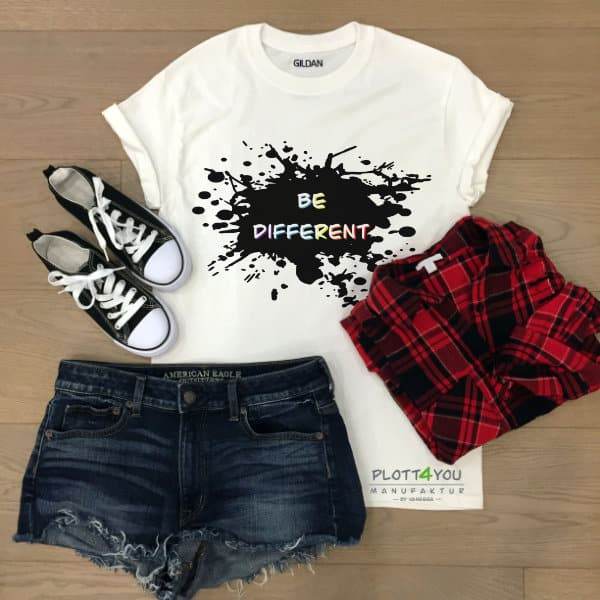 Be Different | SVG, DXF, PNG Plotterdatei, Laserdatei - Sewando