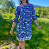 Schnittmuster BECCA - Bluse, Kleid mit Kragenvariationen, verschiedenen Ärmeln Gr. 34-54 - Sewando