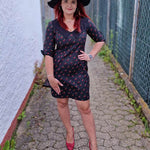 Schnittmuster BECCA - Bluse, Kleid mit Kragenvariationen, verschiedenen Ärmeln Gr. 34-54 - Sewando