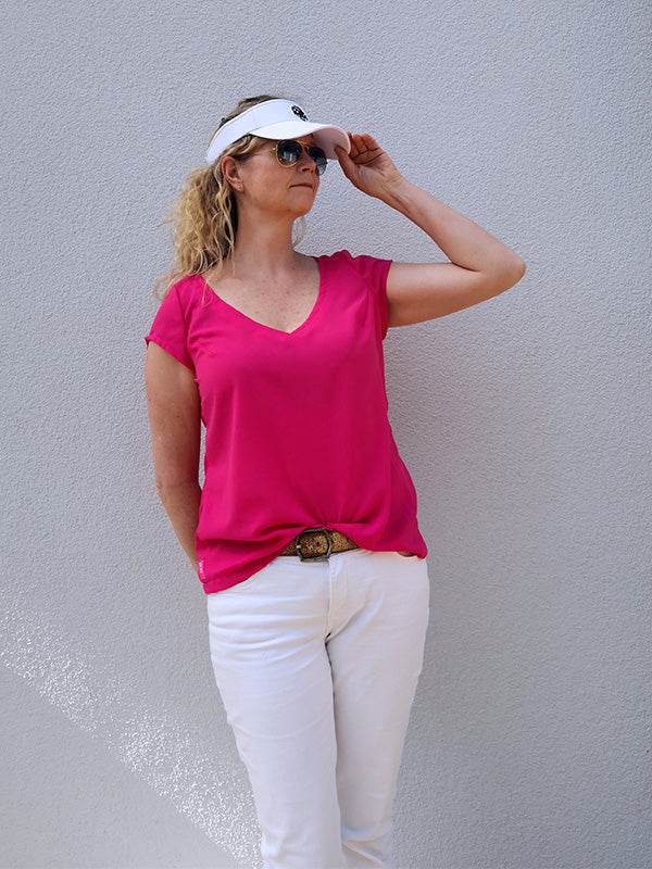 Schnittmuster BECCA - Bluse, Kleid mit Kragenvariationen, verschiedenen Ärmeln Gr. 34-54 - Sewando