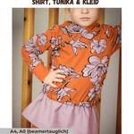 Schnittmuster Wildblume – Oberteil, Tunika oder Kleid | PDF-Download | Größen 86-134 - Sewando