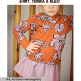 Schnittmuster Wildblume – Oberteil, Tunika oder Kleid | PDF-Download | Größen 86-134 - Sewando