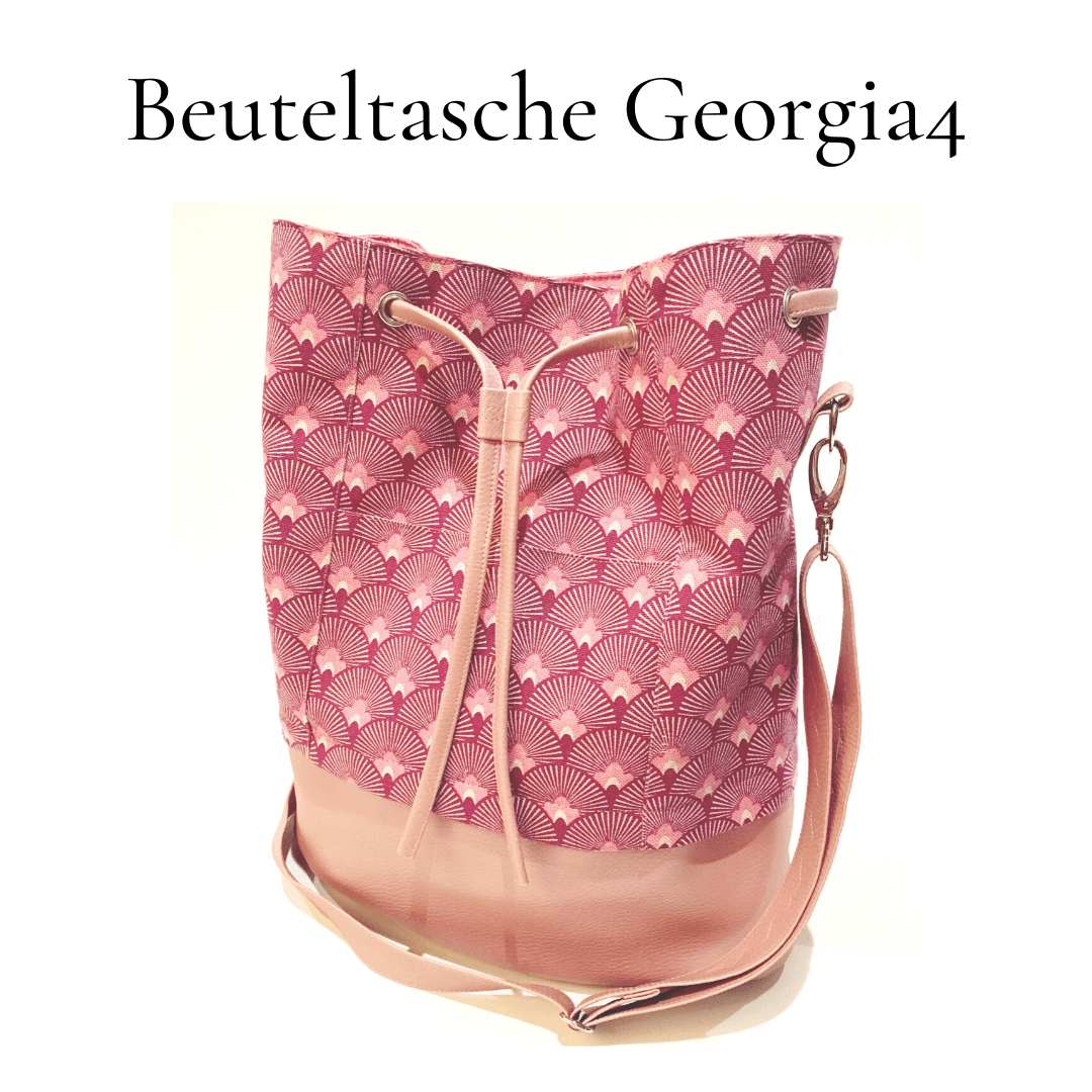 eBook Beuteltasche GEORGIA4 Nähanleitung Schnittmuster - Sewando