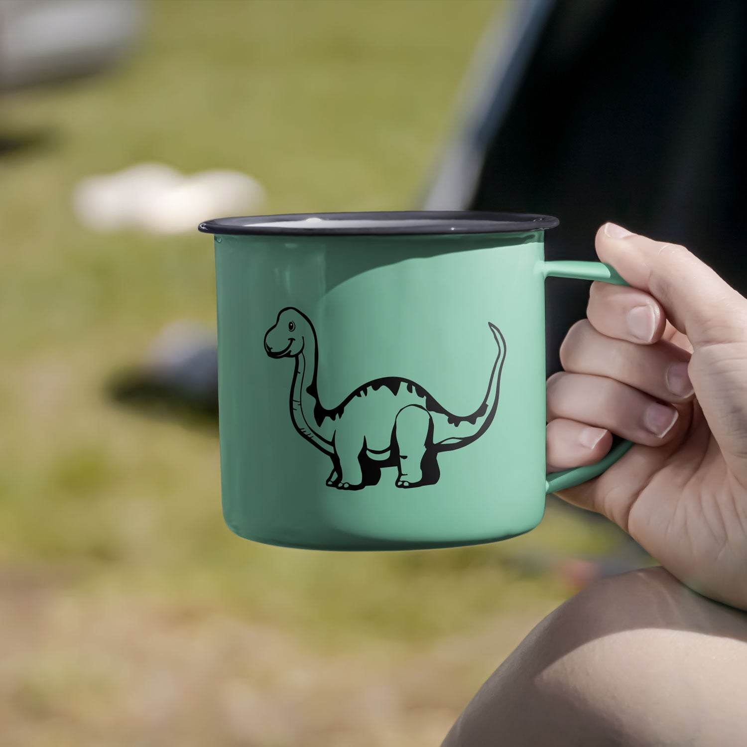 Langhalsdino / Plotterdatei Dino - Sewando