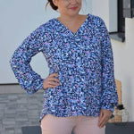 Schnittmuster Bluse Beryll Gr. A - M DE/EN/FR - Sewando