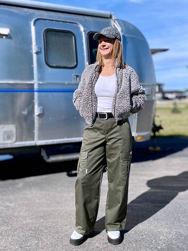 Schnittmuster CORINNA- Cargohose, Regenhose mit den typischen Taschen Gr. 34-54 - Sewando