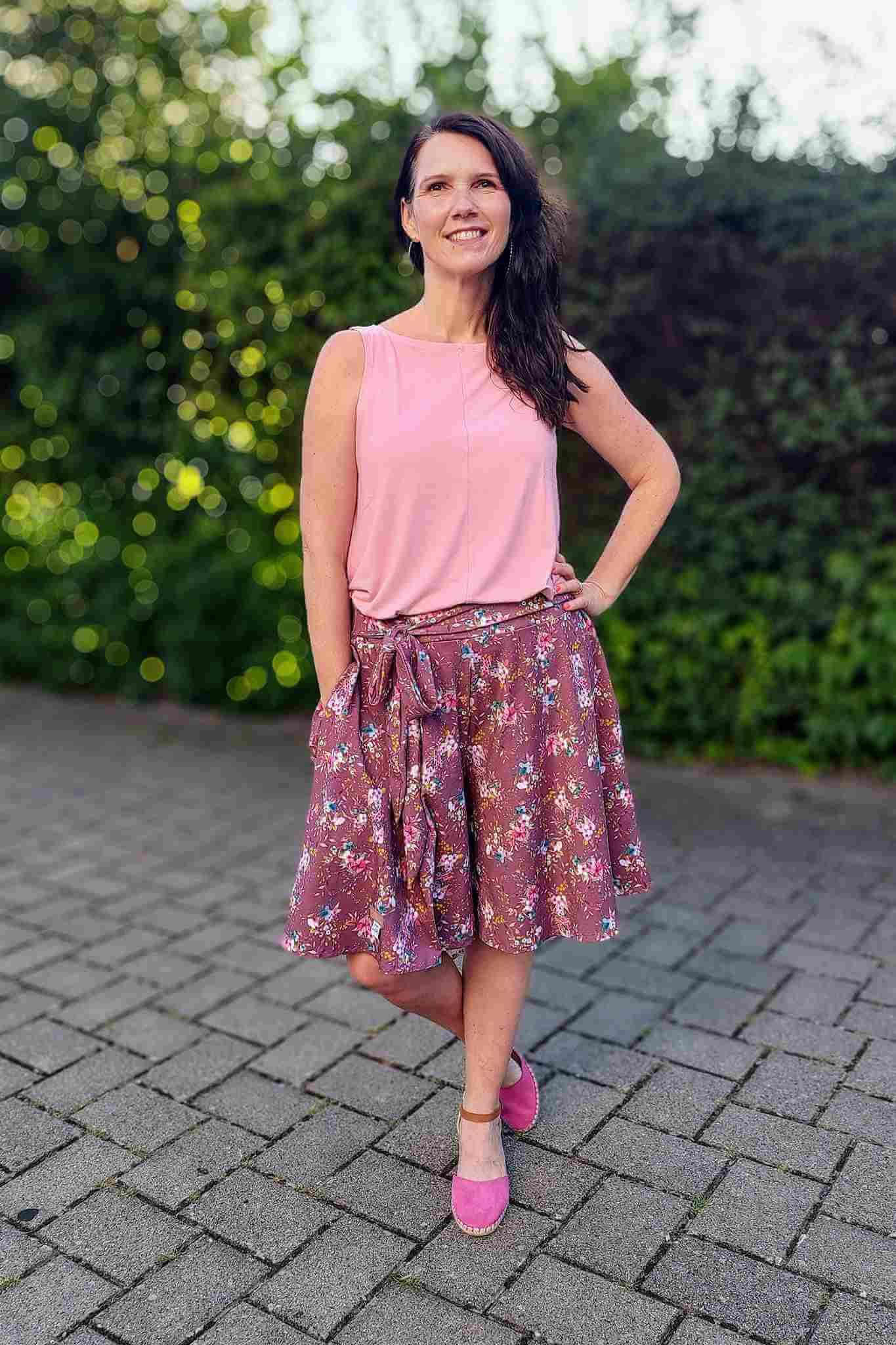 Schnittmuster Hosenrock Caminit Culotte Gr. XS - XXL DE/EN/FR - Sewando