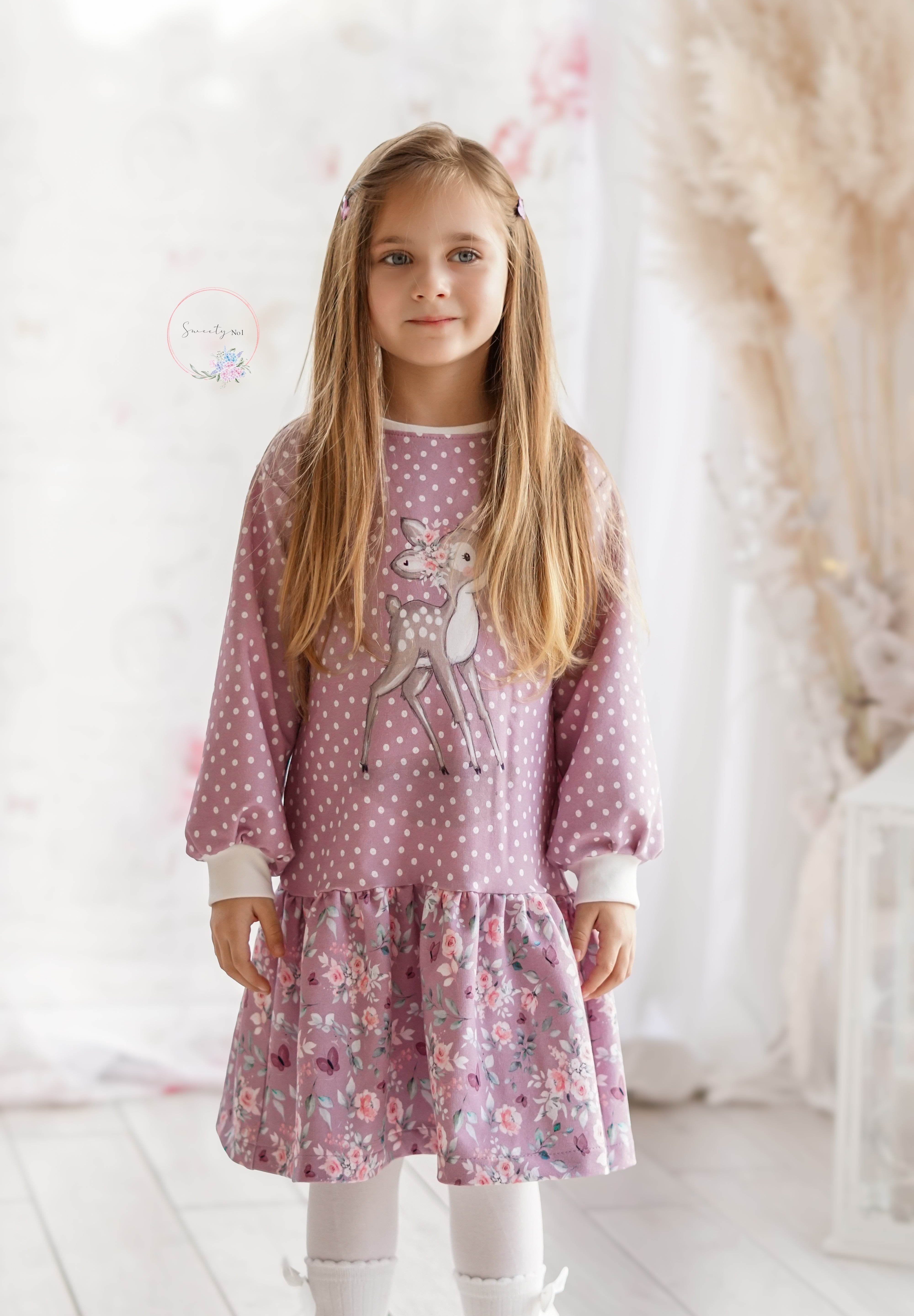 Schnittmuster Sweatkleid Tina Gr. 86-140 - Sewando