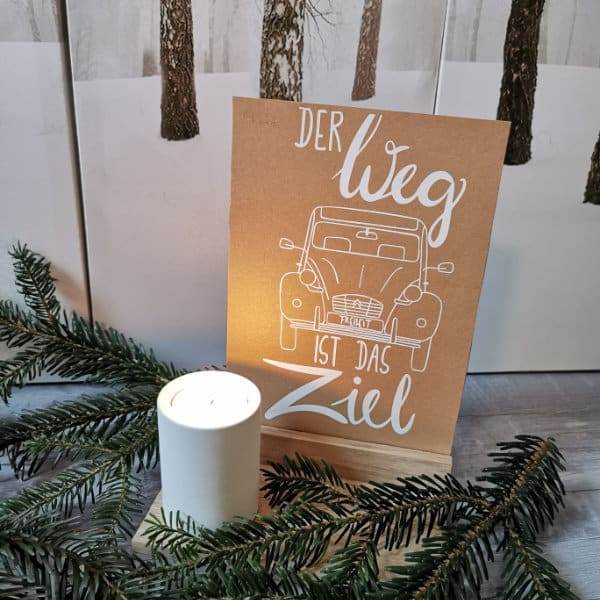 Der Weg ist das Ziel | SVG, DXF & PNG Plotterdatei, Laserdatei - Sewando