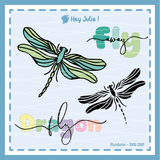 Plotter- und Laserdatei Dragonfly - Sewando