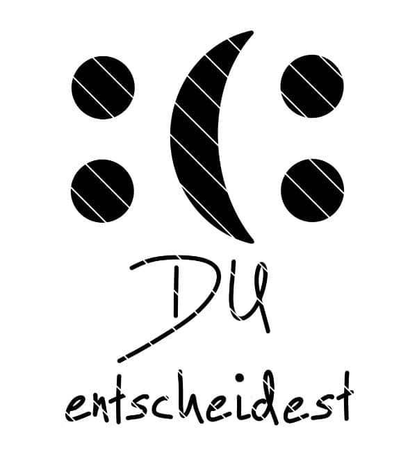 Du entscheidest | SVG, DXF & PNG Plotterdatei, Laserdatei - Sewando