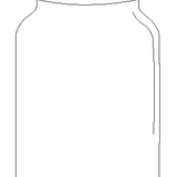 Stickdatei - Vase / Vorratsglas / Einmachglas in 7 Größen - Sewando