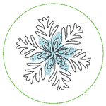 Stickdatei - Untersetzer Single Line Advent (24 Dateien) - Sewando