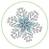 Stickdatei - Untersetzer Single Line Advent (24 Dateien) - Sewando