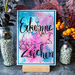 Erkenne die Zeichen | SVG, DXF, PNG Plotterdatei, Laserdatei - Sewando