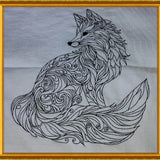 Stickdatei Fuchs Redwork Niceline 5 Größen ab 10x10 - Sewando