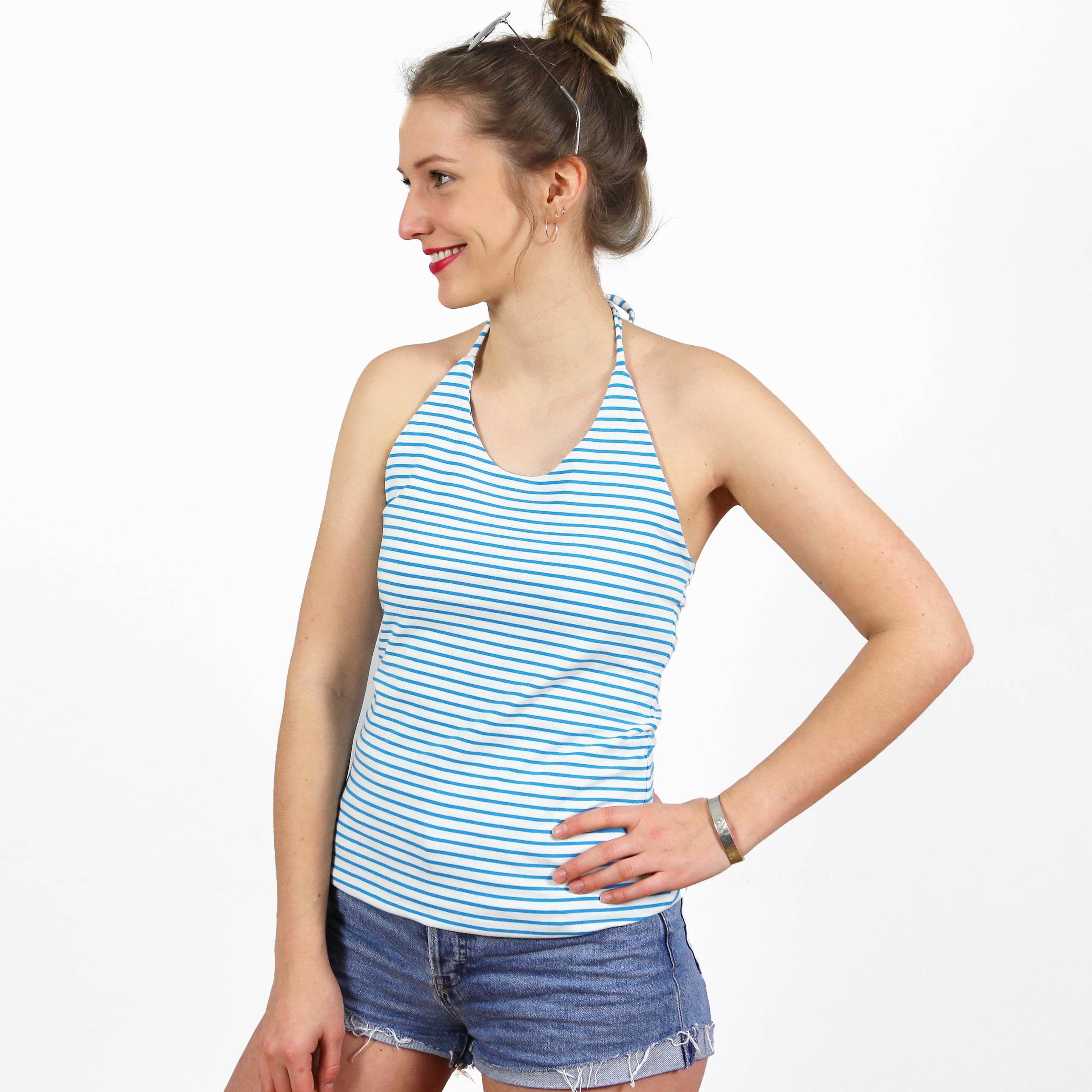 Neckholdertop FRAU FENNA | Schnittmuster Gr. XXS-XL - Sewando