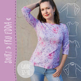 SHIRT "FRU EDDA" | Nähanleitung und Schnittmuster Gr. 32-58