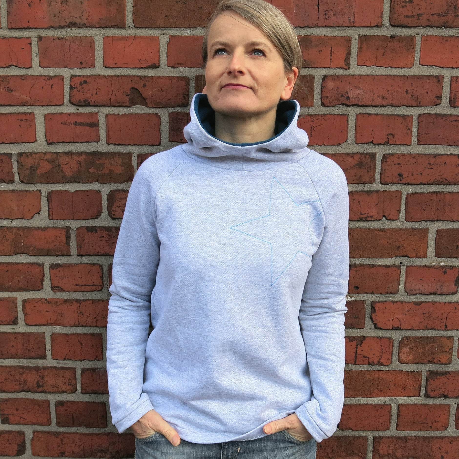 Hoodie FRAU TONI | Schnittmuster Gr. XS-XL - Sewando