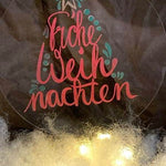 Frohe Weihnachten-Tannenbaumform | SVG, DXF, PNG Plotterdatei, Laserdatei - Sewando