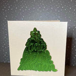 Frohe Weihnachten-Tannenbaumform | SVG, DXF, PNG Plotterdatei, Laserdatei - Sewando