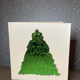 Frohe Weihnachten-Tannenbaumform | SVG, DXF, PNG Plotterdatei, Laserdatei - Sewando