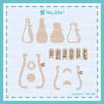 Laserdatei Frühlingsboten Vase - Sewando