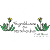 Fugenblume | SVG, DXF, PNG Plotterdatei, Laserdatei - Sewando