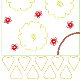 Stickdatei - ITH Spiel "Pollenernte / Honigernte"