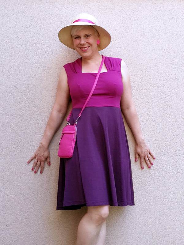 Schnittmuster Ginette - Shirt oder Kleid mit Trapezausschnitt und Raffung Gr. 34-54 - Sewando