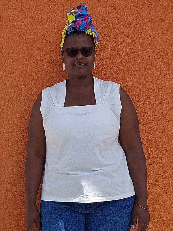 Schnittmuster Ginette - Shirt oder Kleid mit Trapezausschnitt und Raffung Gr. 34-54 - Sewando