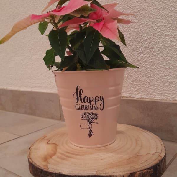 Happy Geburtstag Blumenstrauß | SVG, DXF & PNG Plotterdatei, Laserdatei - Sewando