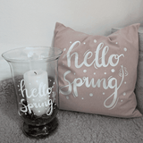 Hello Spring | SVG, DXF & PNG Plotterdatei, Laserdatei - Sewando