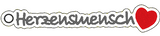 Stickdatei - Anhänger "Herzensmensch"