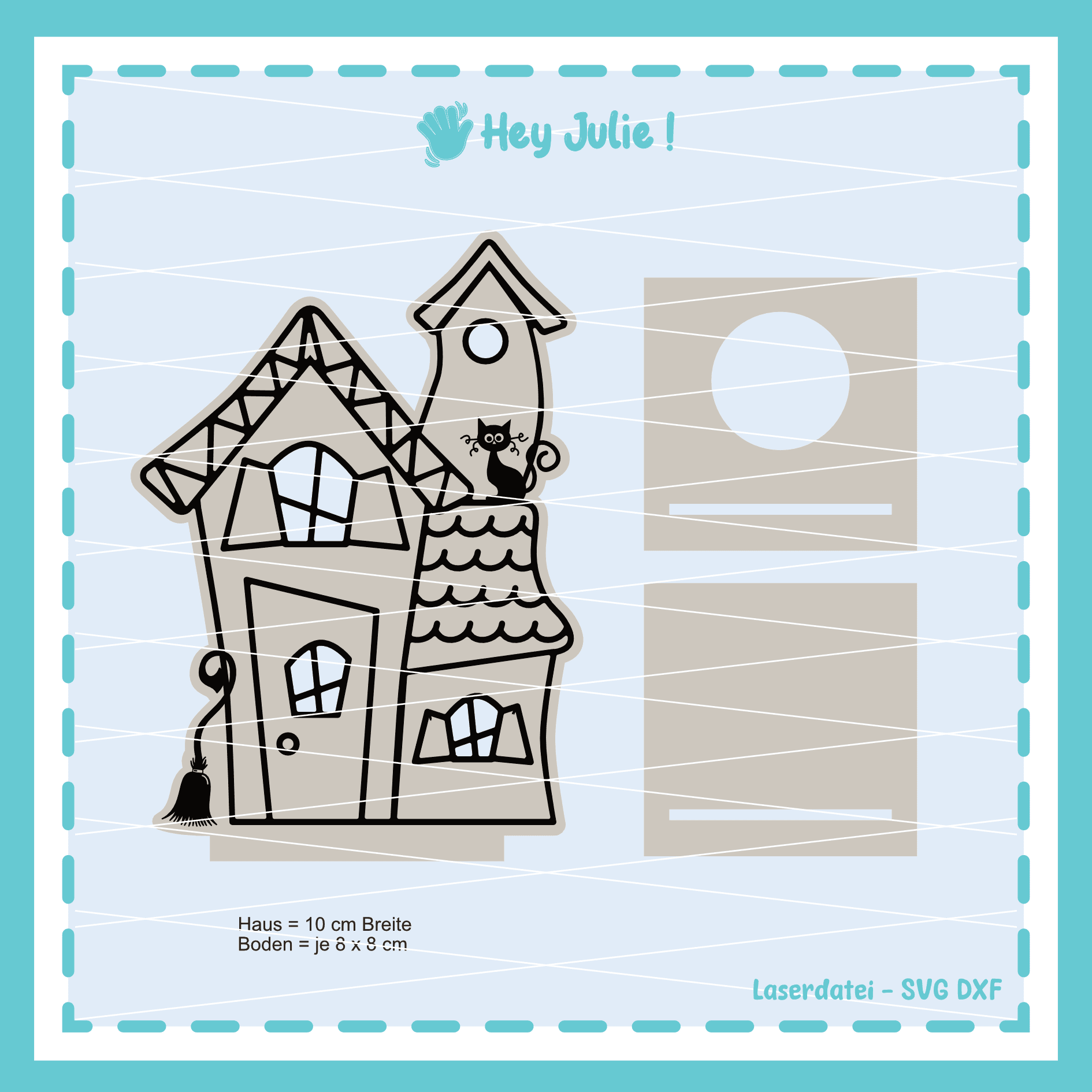 Laserdatei Hexenhaus - Sewando