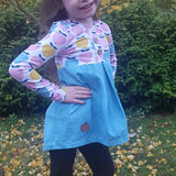 KLEID & TUNIKA "HILJA" | Nähanleitung und Schnittmuster | 3 Weiten Gr. 86-164