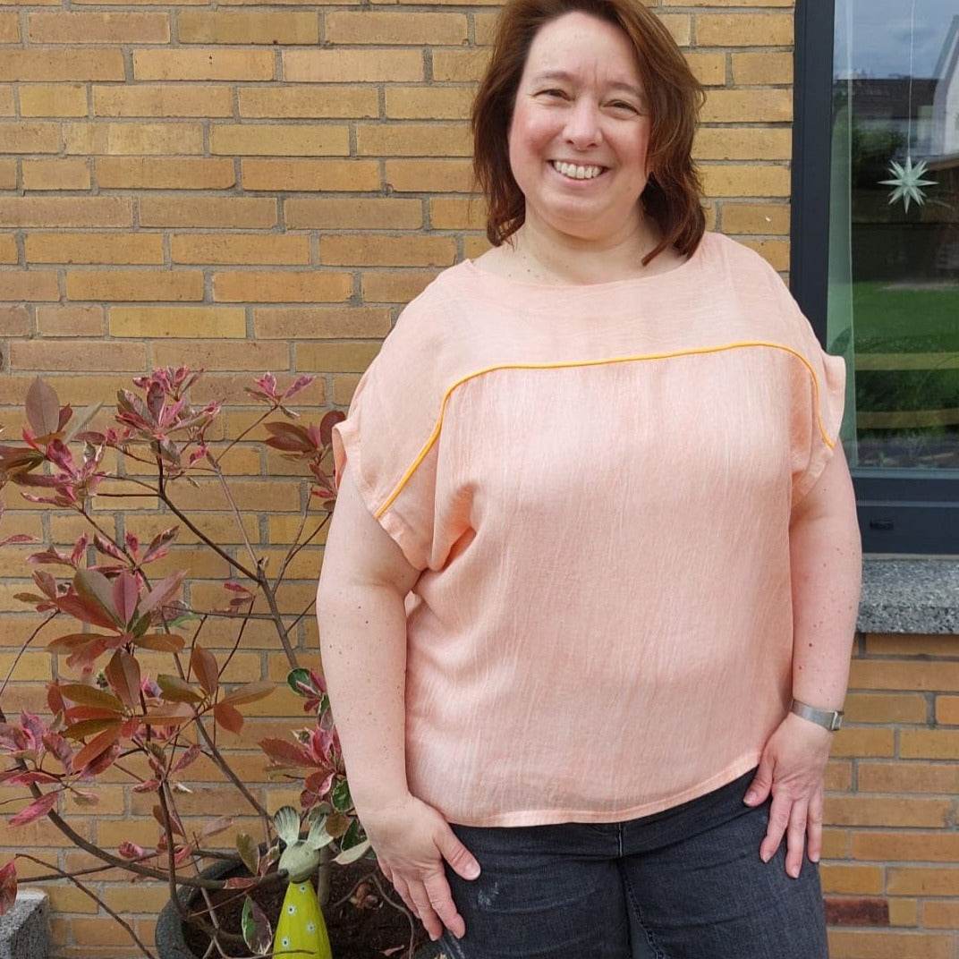 Schnittmuster Bluse PEONY - mit Knopfleiste im Rücken | Gr. 34-56 (PDF) - Sewando