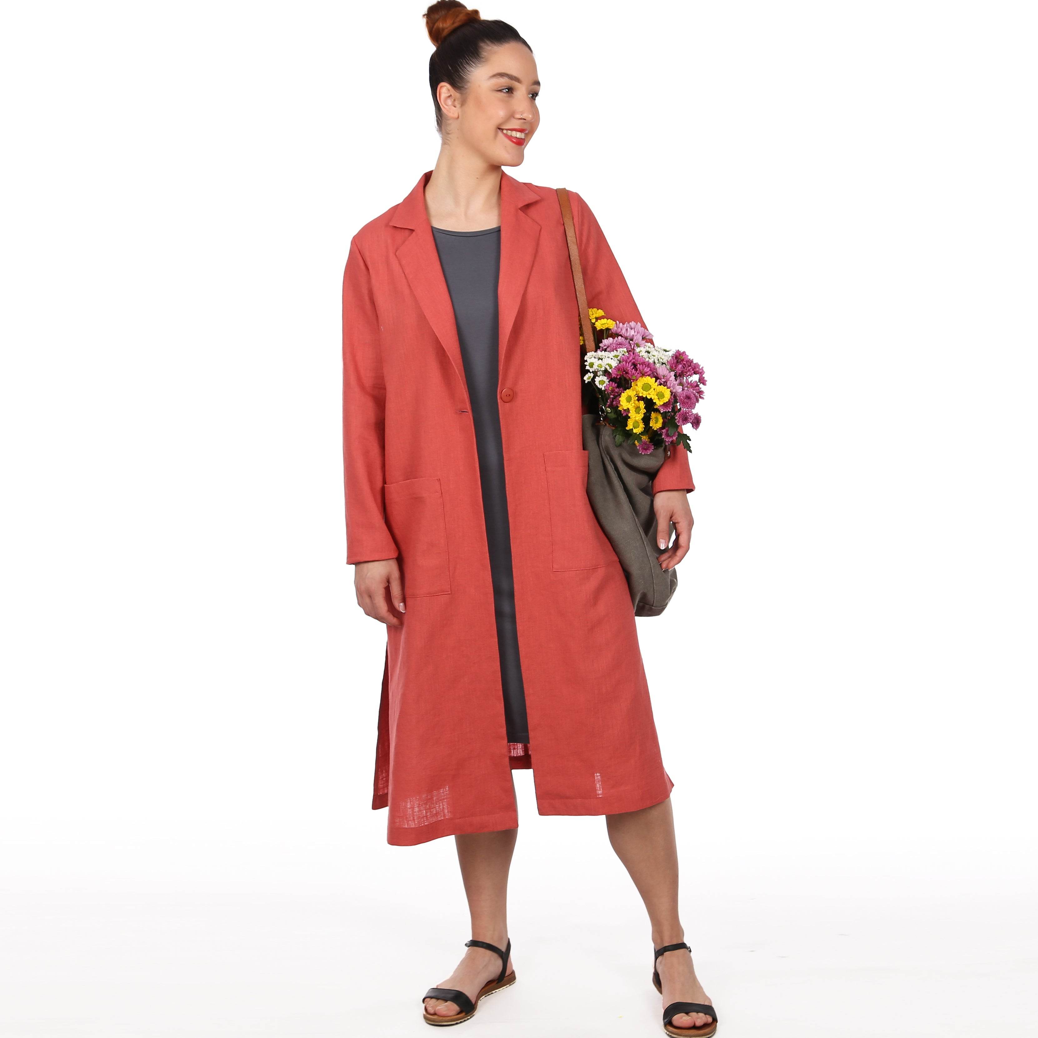 Mantel FRAU SHIRA | Schnittmuster Gr. XS-XXL : - Sewando
