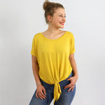 Knotenshirt FRAU BILLE | Schnittmuster Gr. XS-L - Sewando