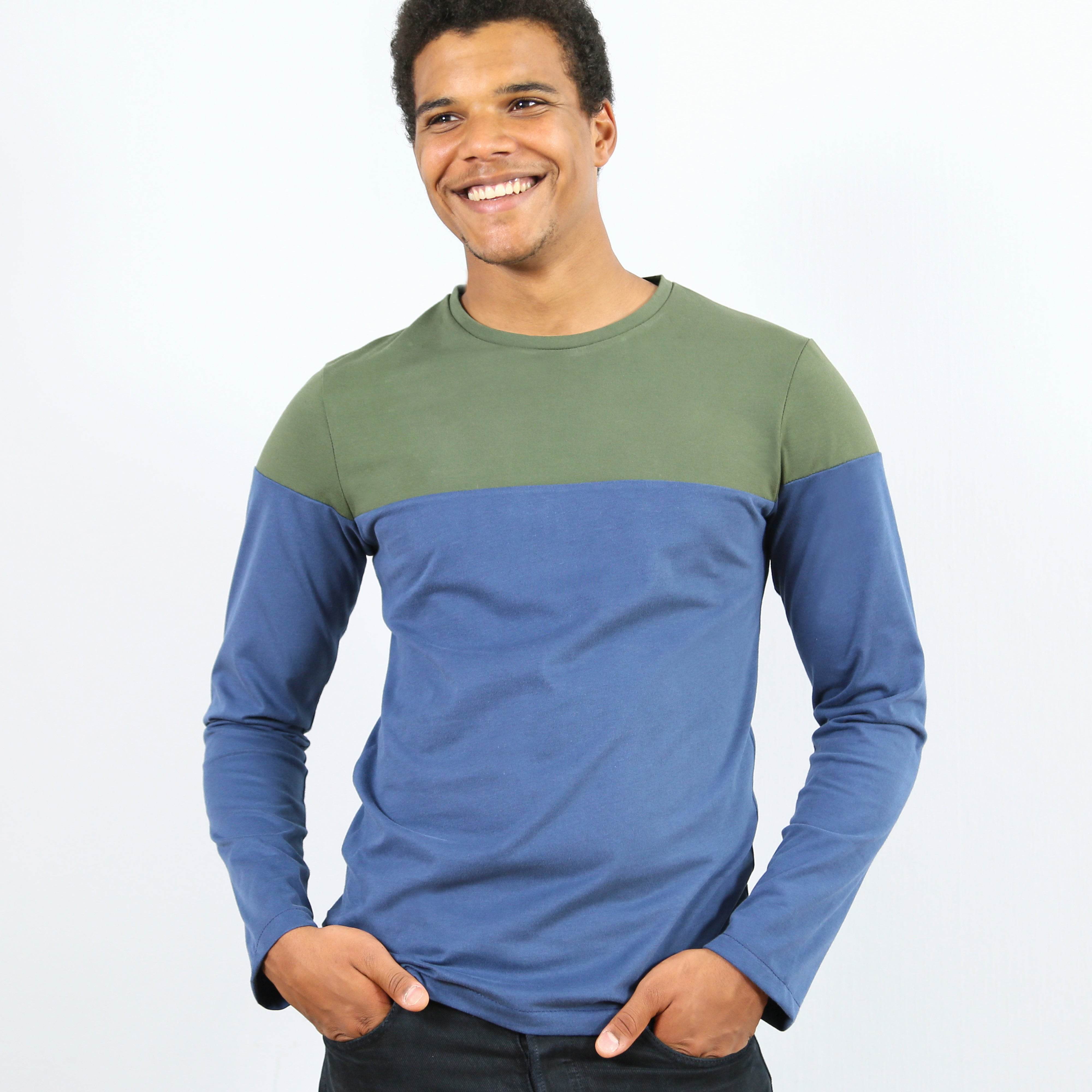 Langarmshirt HERR LEVI | Schnittmuster Gr. S-XXL - Sewando